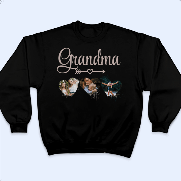 Custom Photograph Grandma and Grandchildren