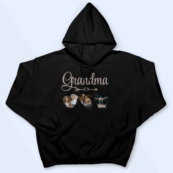 Custom Photograph Grandma and Grandchildren