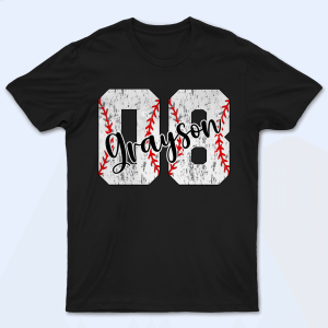 Distressed Vintage Baseball Number Distressed Vintage Baseball Number