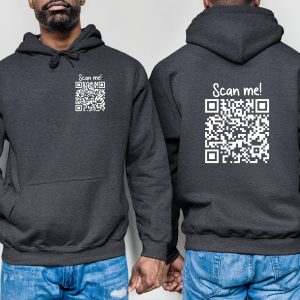Fuck Off or Fuck you QR Code Sweatshirt Hoodie