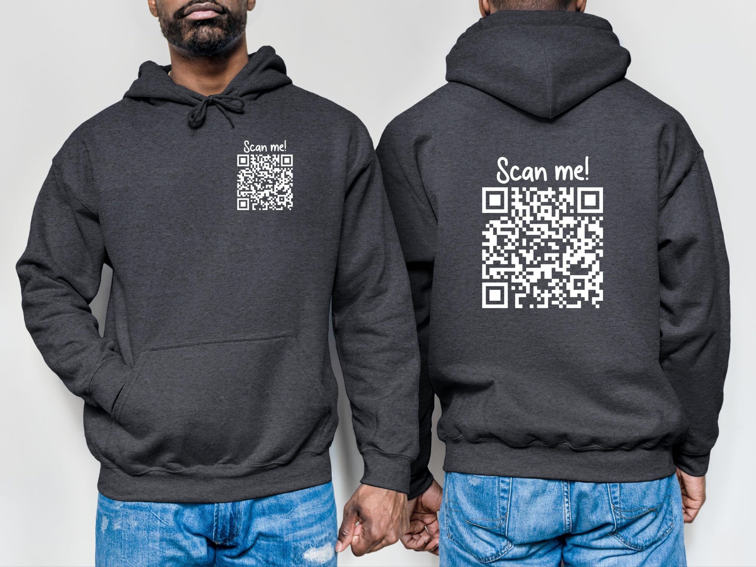Fuck Off or Fuck you QR Code Sweatshirt Hoodie Fuck Off or Fuck you QR Code Sweatshirt Hoodie