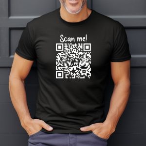 Fuck you QR Code Shirt, Funny Saying Custom Tshirt, Sarcastic Gift, Adult humor tees, Personalized QR Code, Gift for him, gift for her