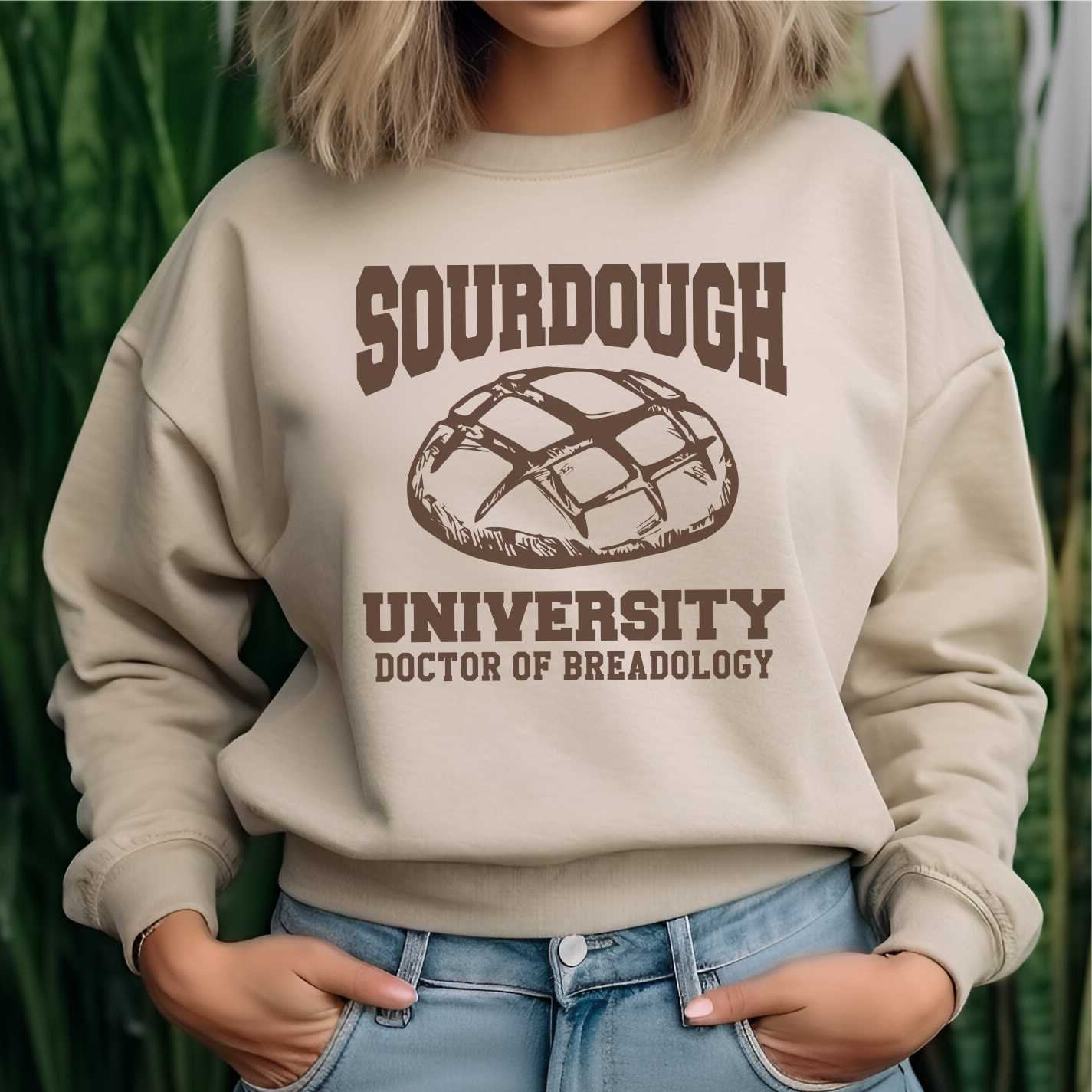 Funny Sourdough sweatshirt, Sourdough University Bread gifts, bread maker sweatshirt, gift for homesteading mom, doctor of breadology Funny Sourdough sweatshirt, Sourdough University Bread gifts, bread maker sweatshirt, gift for homesteading mom, doctor of breadology