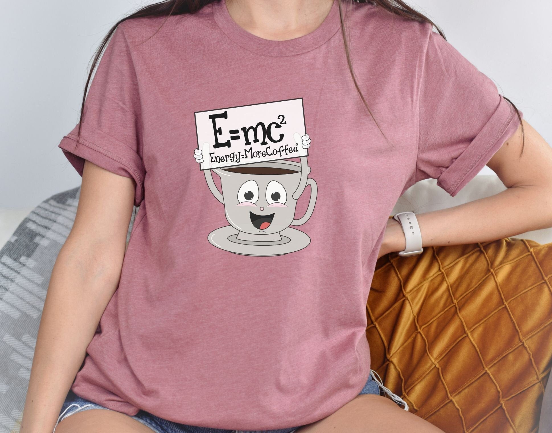 Funny Teacher Coffee Shirt, Emc2 Energy more coffee, Science Teacher, coffee lover, science geek, gift for girlfriend, math teacher Funny Teacher Coffee Shirt, Emc2 Energy more coffee, Science Teacher, coffee lover, science geek, gift for girlfriend, math teacher