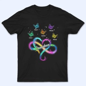 Grandma Infinity Heart – Personalized Custom T Shirt