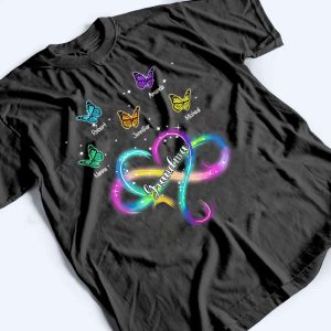Grandma Infinity Heart - Personalized Custom T Shirt 3 Grandma Infinity Heart Personalized Custom T Shirt 4