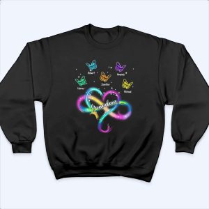 Grandma Infinity Heart - Personalized Custom T Shirt 4 Grandma Infinity Heart Personalized Custom T Shirt 5