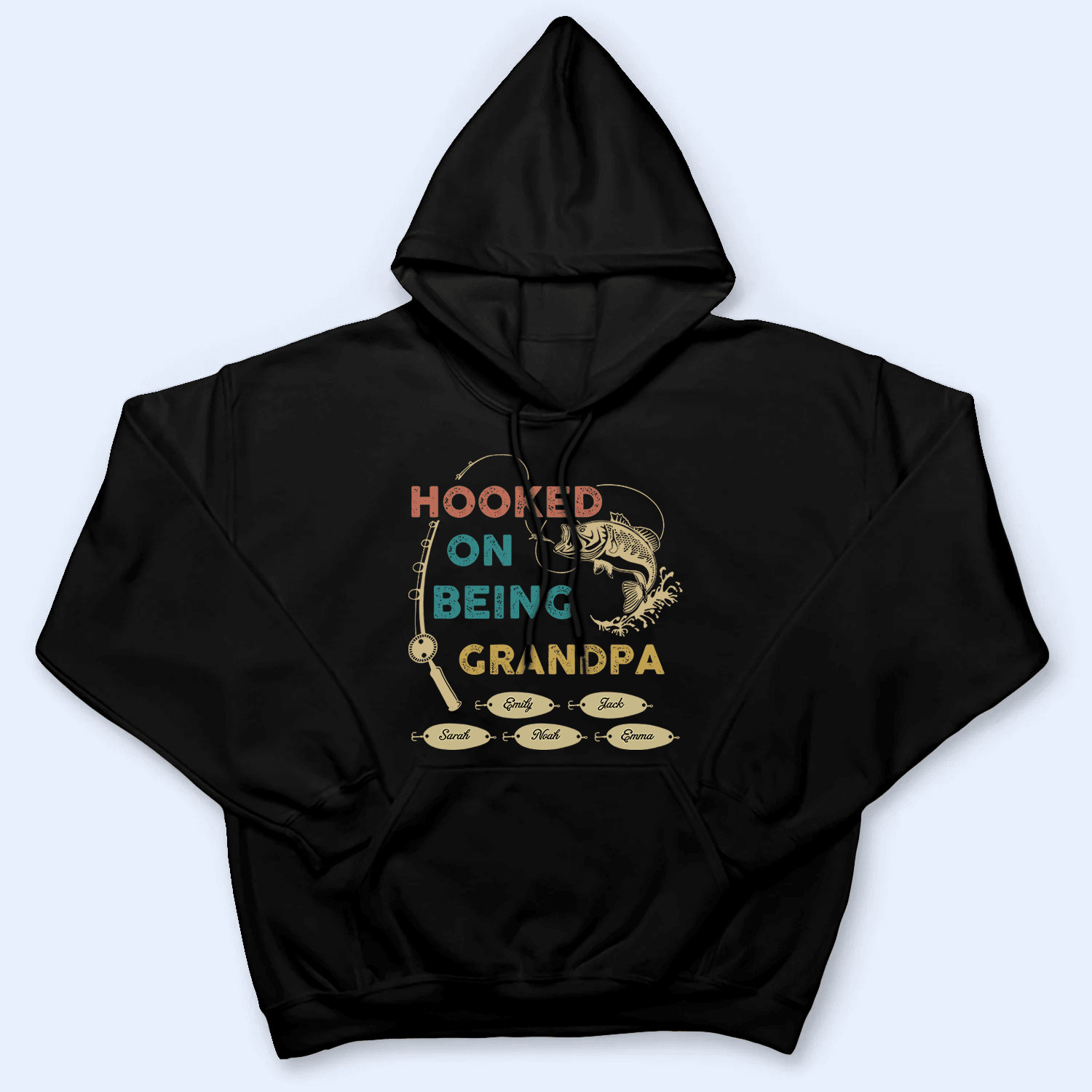 Hooked On Being Grandpa Fishing Hooked On Being Grandpa Fishing