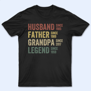 Husband Father Grandpa Legend The Journey of a Lifetime 3