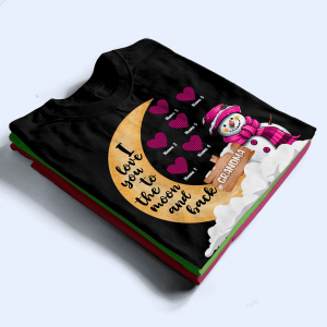 I Love You To The Moon And Back Snowman 3