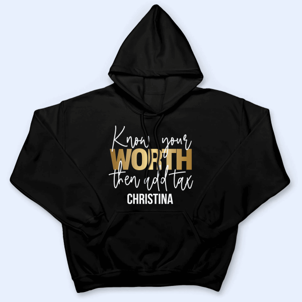 Know your worth then add tax