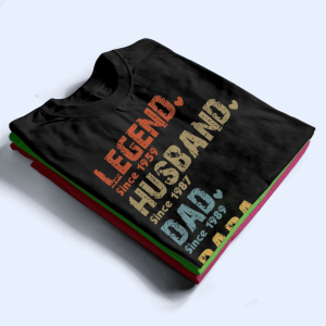 Legend Husband Dad And Papa Since 7