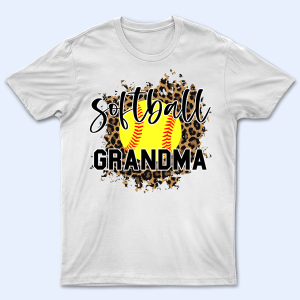 Leopard Sport Grandma – Personalized Custom T Shirt