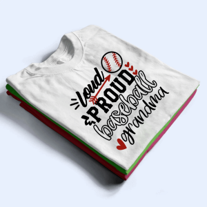 Loud Proud Grandma Heart – Personalized Custom T Shirt