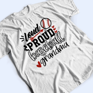 Loud Proud Grandma Heart - Personalized Custom T Shirt 2 Loud Proud Grandma Heart Personalized Custom T Shirt 3