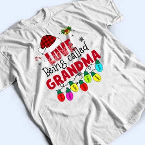 Love Being Called Grandma - Christmas With Lights Kids 3 Love Being Called Grandma Christmas With Lights Kids 4