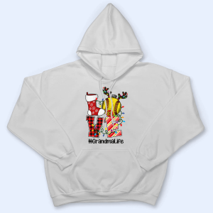 Love Grandma Life - Christmas Baseball Grandma - Personalized Custom T Shirt 4 Love Grandma Life Christmas Baseball Grandma Personalized Custom T Shirt 5