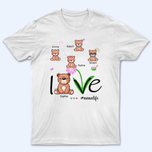 Love Grandma Life – Personalized Custom T Shirt