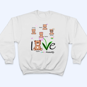 Love Grandma Life - Personalized Custom T Shirt 3 Love Grandma Life Personalized Custom T Shirt 4