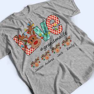 Love Little Reindeers - Personalized Custom T Shirt 2 Love Little Reindeers Personalized Custom T Shirt 3