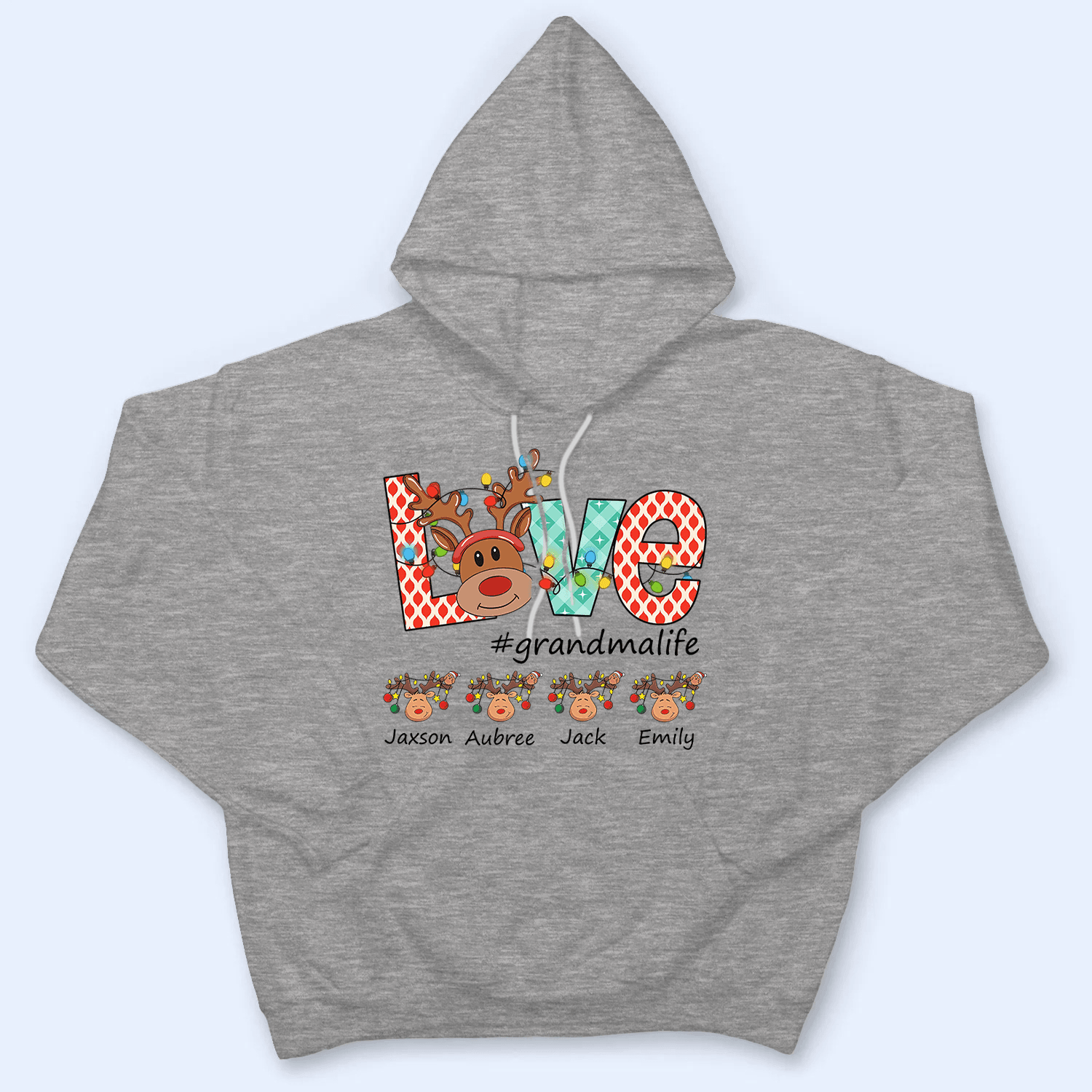 Love Little Reindeers - Personalized Custom T Shirt Love Little Reindeers - Personalized Custom T Shirt