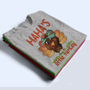Mama's Little Turkey Thanksgiving - Personalized Custom T Shirt 2 Mamas Little Turkey Thanksgiving Personalized Custom T Shirt 3