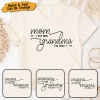 Mom Est Grandma Est – Personalized Custom T Shirt