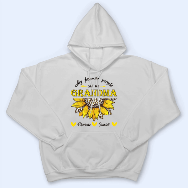 My Favorite People Call Me Grandma Sunflower