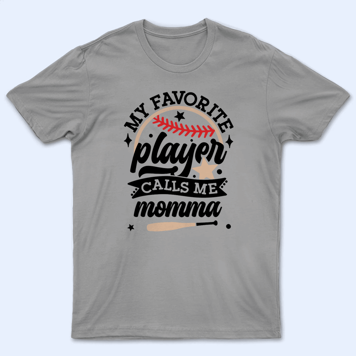 My Favorite Player Calls Me - Beige and Red Colors My Favorite Player Calls Me - Beige and Red Colors