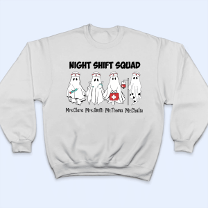 Night Shift Squad Halloween Shirt – Personalized Custom T Shirt