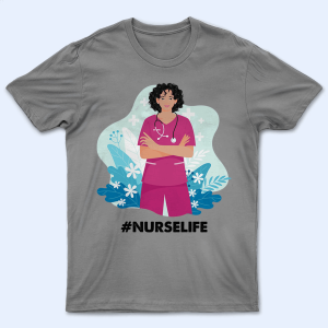 Nurses Rock Locs  – Personalized Custom T Shirt