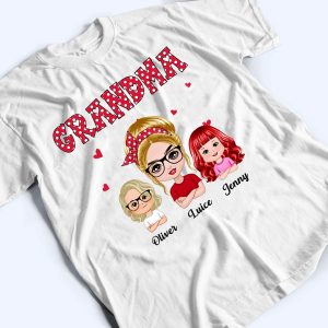 Polka Dot Pattern Grandma And Grandkids 3 Polka Dot Pattern Grandma And Grandkids 4