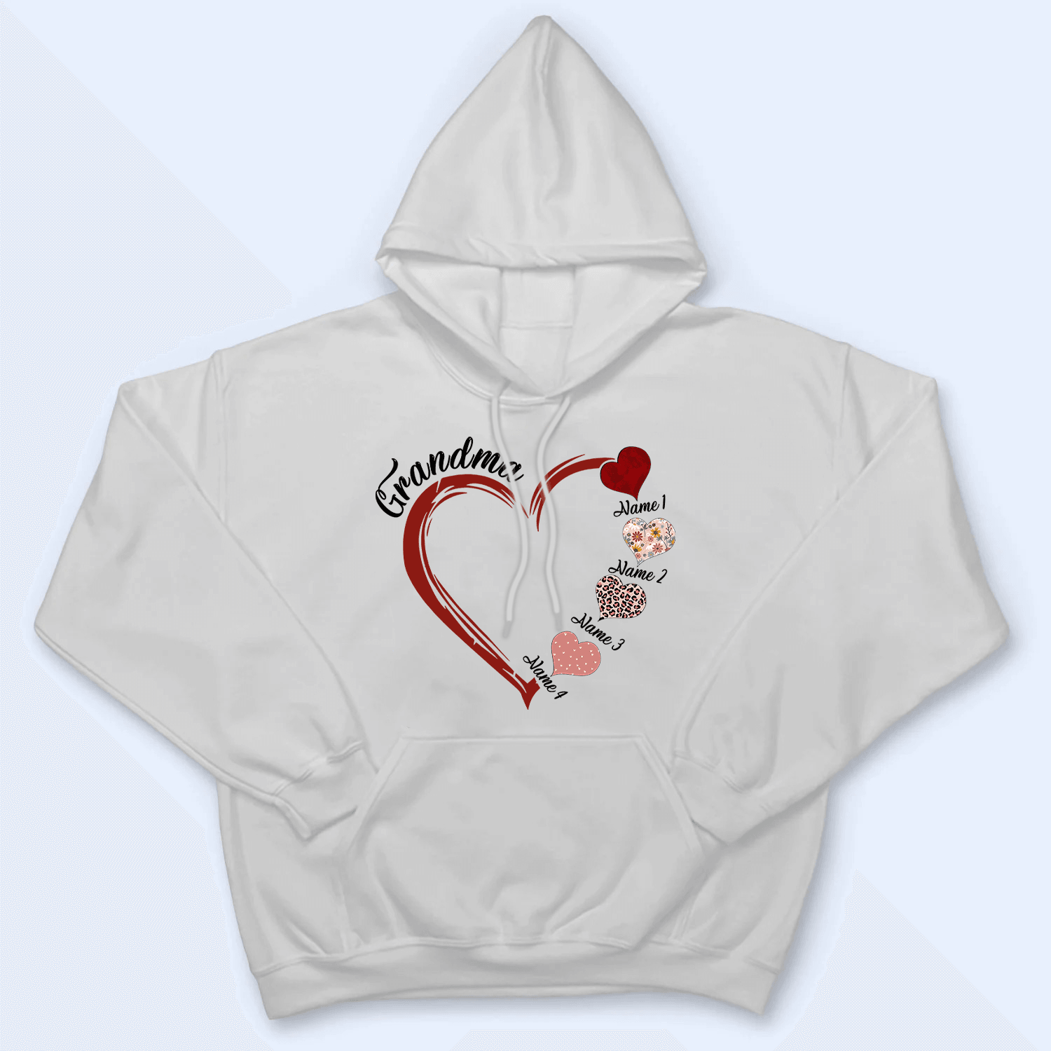 Red Heart Design Personalized Gift For Mom Red Heart Design Personalized Gift For Mom