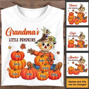 Scarecrow Autumn Grandma’s Little Pumpkins
