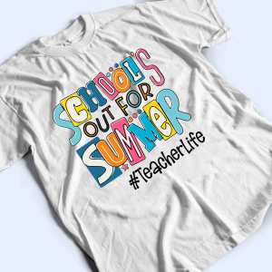 School Out For Summer- Personalized Custom T Shirt 2 School Out For Summer Personalized Custom T Shirt 3