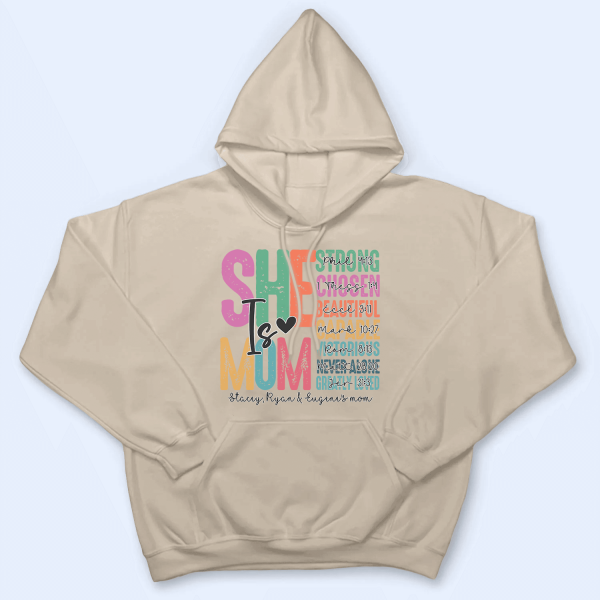 She is Mom, Bible Verse  Personalized Gift For Mom