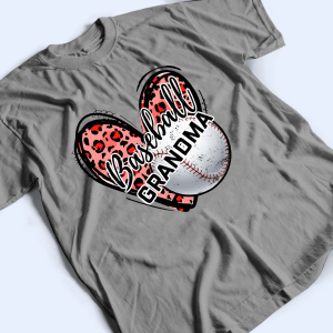 Sport Grandma Heart - Personalized Custom T Shirt 2 Sport Grandma Heart Personalized Custom T Shirt 3