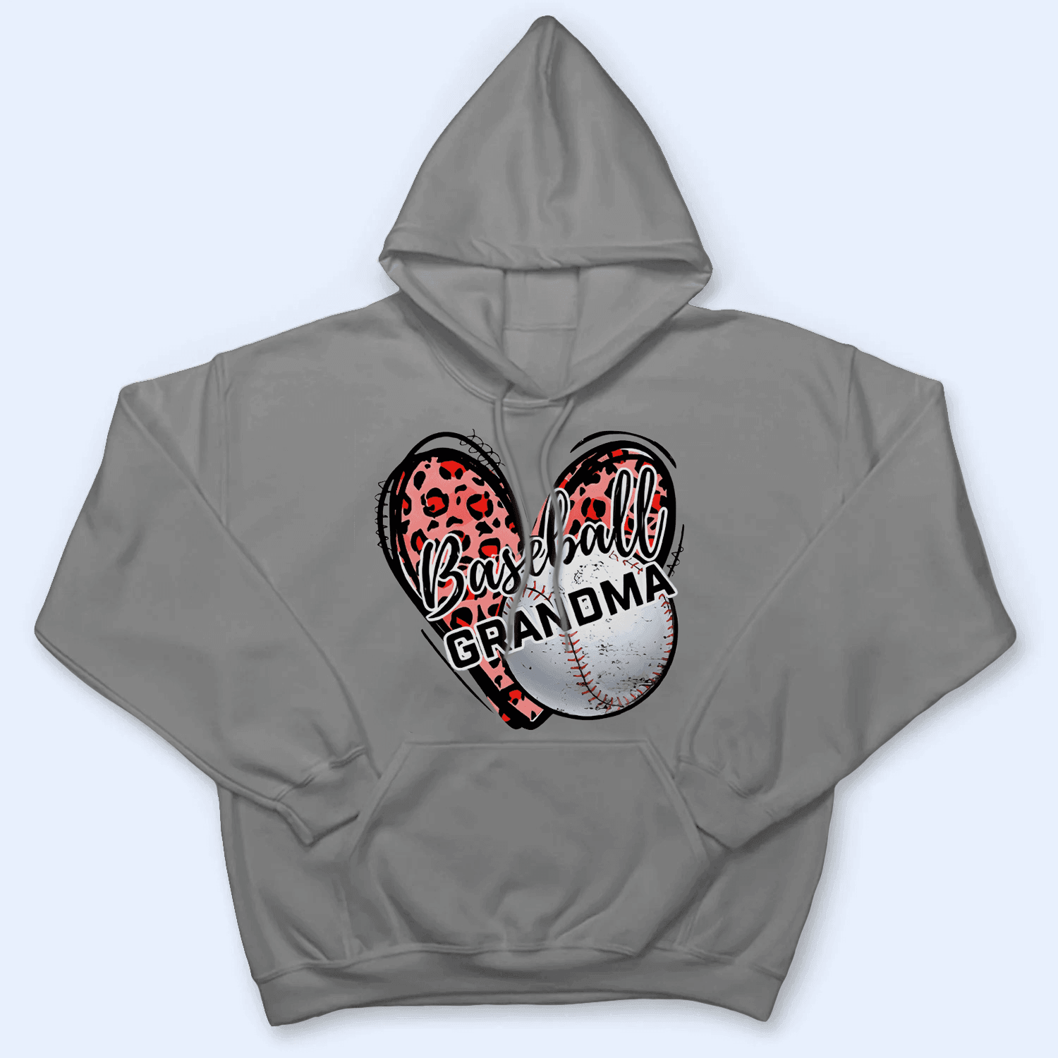 Sport Grandma Heart - Personalized Custom T Shirt Sport Grandma Heart - Personalized Custom T Shirt