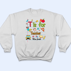 T Is For Teacher Name 4