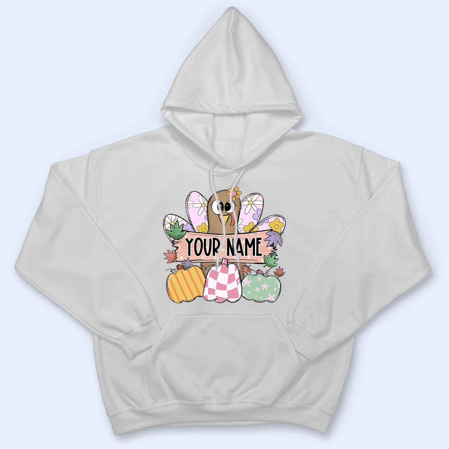 Thanksgiving Fall Turkey - Personalized Custom T Shirt Thanksgiving Fall Turkey - Personalized Custom T Shirt