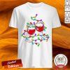 Wine Christmas Light Shirt