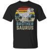 Brothersaurus t-rex dinosaur shirt