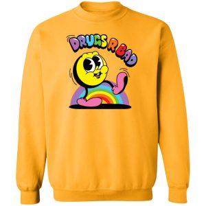 Drugs r bad hoodie 3