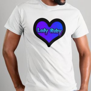Lady ruby heart t-shirt