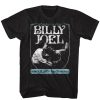 Billy Joel – Poster – American Classics – Solid Black Adult Short Sleeve T-Shirt