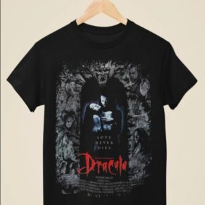 Bram Stokers Dracula – Movie Poster Inspired Unisex Black T-Shirt, Graphic Tee, Menswear Womenswear Top