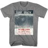 Bruce Brown Films – Surf Crazy Poster – American Classics – Solid Gray Adult Short Sleeve T-Shirt