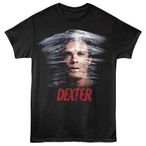 Dexter – Plastic Wrap Poster – American Classics – Black Adult Short Sleeve T-Shirt