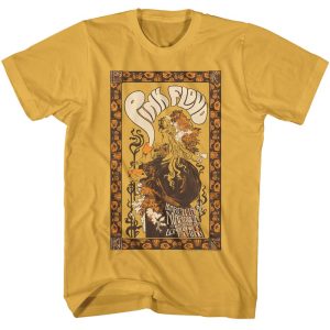 Pink Floyd – Poster Recolor Alt – American Classics – Solid Yellow Adult Short Sleeve T-Shirt