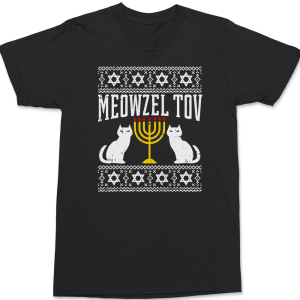 Meowzel Tov Hanukkah T-Shirt